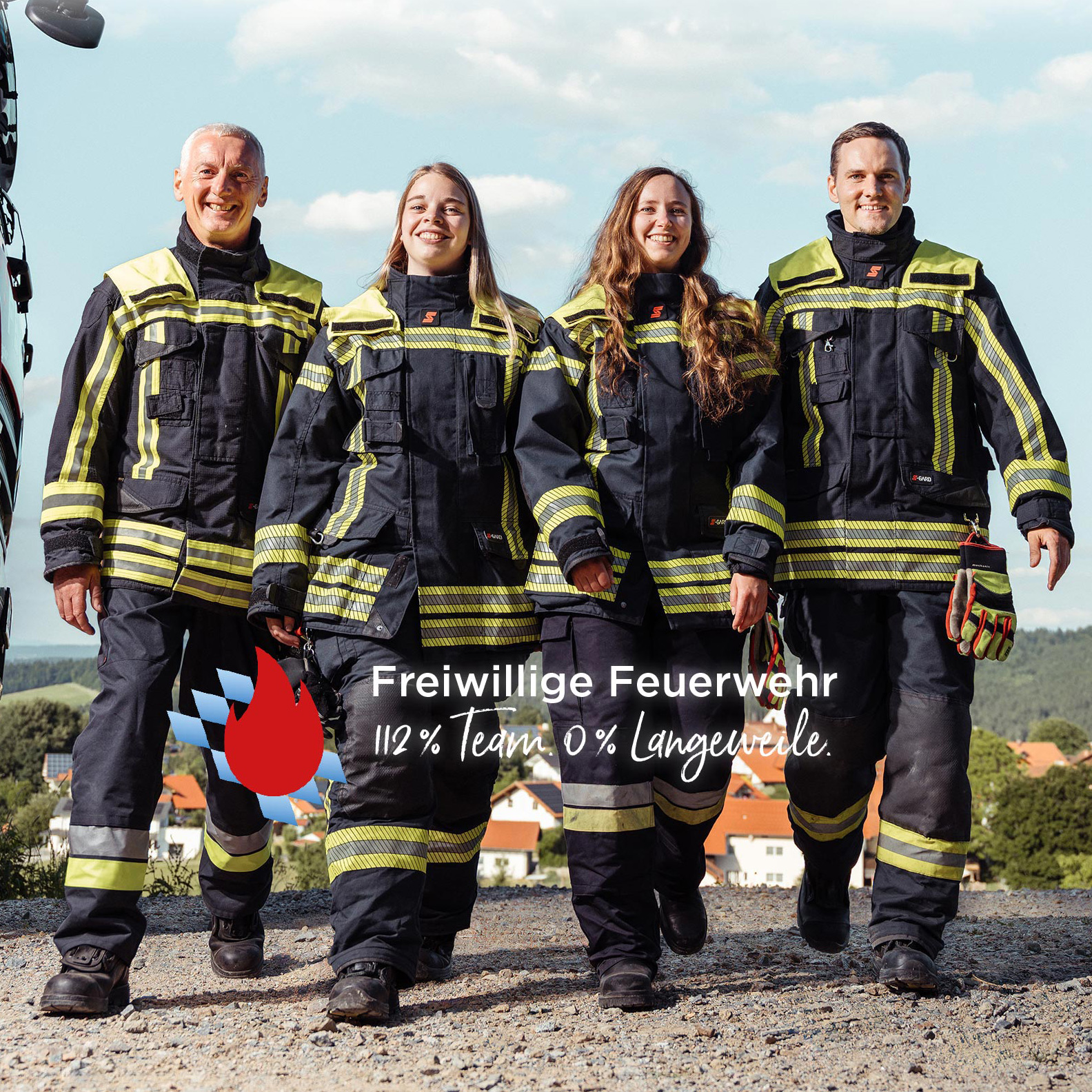 Komm zur freiwilligen Feuerwehr!